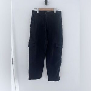 Aritzia wilfred black cargo pant size 2